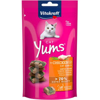 Produktbild von Vitakraft Cat Yums Katzen Leckerli Huhn und Katzengras 40 g - 3 x 40 g