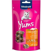 Produktbild von Vitakraft Cat Yums Katzen Leckerli Huhn und Katzengras 9x40 g - 9 x 40 g