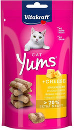 Produktbild von Vitakraft Cat Yums Katzensnack Käse 3x40g