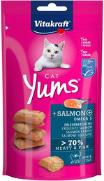Produktbild von Vitakraft Cat Yums Katzensnack Lachs 3x40g