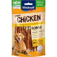 Produktbild von Vitakraft Chicken Bonas Kaustangen Huhn Hundesnack getreidefrei 80g - 80 g