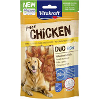 Produktbild von Vitakraft Chicken Duo Hundesnack Hühnchen und Fisch MSC getreidefrei 80 g - 80 g