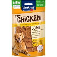 Produktbild von Vitakraft Chicken Hühnchentaler Belohnungssnack für Hunde getreidefrei 3x80g