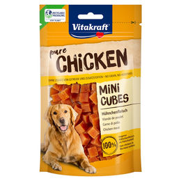 Produktbild von Vitakraft Chicken Mini Cubes Belohnungssnack Huhn 80 g - 80 g