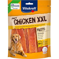 Produktbild von Vitakraft CHICKEN XXL Hühnchenfilet Trockenfleisch für Hunde getreidefrei und ohne Zucker 3x250g