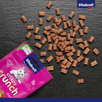 Produktbild von Vitakraft Crispy Crunch Classic Katzensnack Lachs ohne Zuckerzusatz 60g - 60 g