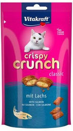Produktbild von Vitakraft Crispy Crunch Lachs Leckerli für Katzen 8x60 g - 8 x 60 g