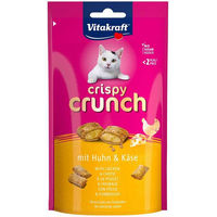Produktbild von Vitakraft Crispy Crunch Leckerli Huhn und Käse zur Gewichtskontrolle 8x60g