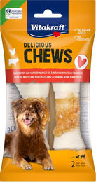 Vitakraft Delicious Chews Kauknoten Huhn und Rind für mittelgroße Hunde 70 g – Bild 1 von 8