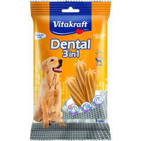 Produktbild von Vitakraft Dental 3in1 Zahnpflege-Snack für Hunde ab 10 kg 12x 7 Sticks
