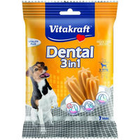 Produktbild von Vitakraft Dental 3in1 Zahnpflege-Snack für Hunde mit Geflügel für kleine Rassen Adult