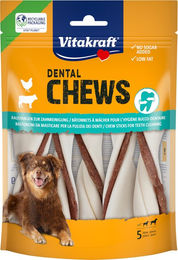 Produktbild von Vitakraft Dental Chews Twister Zahnpflege-Snack Huhn ohne Zucker 150 g