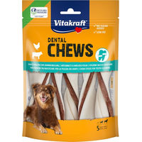 Produktbild von Vitakraft Dental Chews Twister Zahnpflege-Snack Huhn ohne Zucker 150 g