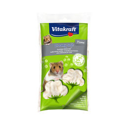 Produktbild von Vitakraft Dreamy Soft Baumwolle Einstreu für Hamster und Mäuse Weiß