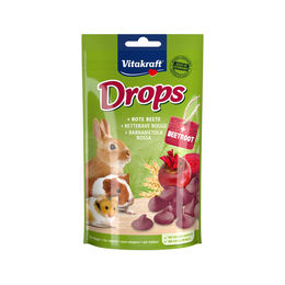 Produktbild von Vitakraft Drops Rote Beete für Kaninchen und Nager 75 g