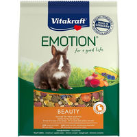 Produktbild von Vitakraft Emotion Beauty Selection Adult Hauptfutter für Zwergkaninchen ohne tierisches Protein 1,5kg - 1,5 kg