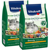 Produktbild von Vitakraft Emotion Beauty Selection Chinchilla Hauptfutter 2x600g