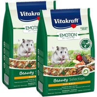 Produktbild von Vitakraft Emotion Beauty Selection Zwerghamster Hauptfutter 2x300g
