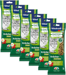 Produktbild von Vitakraft Emotion Kräcker Herbal Knabberstangen für Chinchillas 12 Stück
