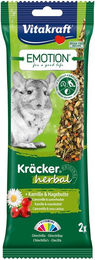 Produktbild von Vitakraft Emotion Kräcker Herbal Knabberstangen für Chinchillas 2 Stück