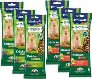 Produktbild von Vitakraft Emotion Kräcker Herbal und Fruit für Zwergkaninchen 12 Stück