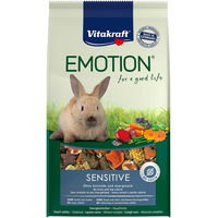 Produktbild von Vitakraft Emotion Sensitive Selection Getreidefreies Zwergkaninchen Futter für alle Altersgruppen 600g - 600 g