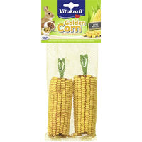 Produktbild von Vitakraft Golden Corn Maiskolben Kleintierfutter für Nager 200 g - 8 x 2 Stk.