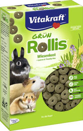 Vitakraft Grün-Rollis Kleintierfutter für Kaninchen Meerschweinchen Hamster und Degu 500 g - 500 g – Bild 1 von 5