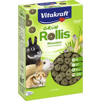 Produktbild von Vitakraft Grün-Rollis Kleintierfutter für Kaninchen Meerschweinchen Hamster und Degu 500 g - 500 g