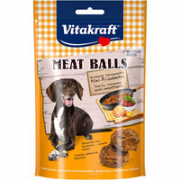 Produktbild von Vitakraft Hundensnack Meat Balls Rind ohne Farb- und Aromastoffe 3x80g