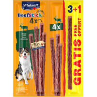 Produktbild von Vitakraft Hundesnack Beef-Stick mit Wild aus Trockenfleisch mit hohem Fleischanteil ohne Zucker und Konservierungsstoffe