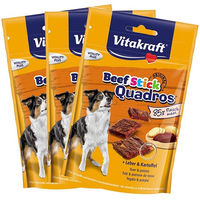 Produktbild von Vitakraft Hundesnack Beef-Stick Quadros mit Rind und hohem Fleischanteil