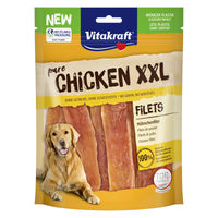 Produktbild von Vitakraft Hundesnack Chicken XXL Hühnchenfilet Trockenfleisch Monoprotein 250g