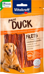 Vitakraft Hundesnack Duck Entenbrustfiletstreifen getreidefrei und ohne Zucker 80 g - 80 g – Bild 1 von 8