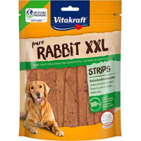 Produktbild von Vitakraft Hundesnack Trockenfleisch Kaninchenstreifen getreidefrei und monoprotein 250 g - 2 x 250 g