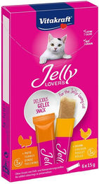 Vitakraft Jelly Lovers Gelée-Snacks Huhn und Pute 66x15g – Bild 1 von 2