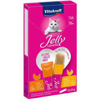 Produktbild von Vitakraft Jelly Lovers Gelée-Snacks Huhn und Pute 66x15g