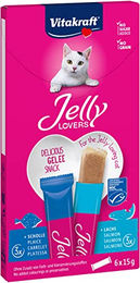 Vitakraft Jelly Lovers Katzen Leckerli Lachs und Scholle 6 x 15 g - 6 x 15 g – Bild 1 von 8