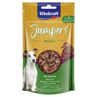 Produktbild von Vitakraft Jumpers Minis Duck Coins Belohnungssnack für Kleintiere mit Ente und Seelachs getreidefrei 80 g - 80 g