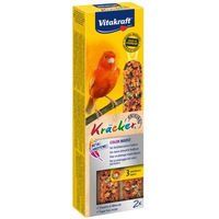 Produktbild von Vitakraft Kanarienvogel Kräcker Color-Booster Knabberstangen - 4 x 2 Stk.