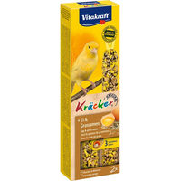 Produktbild von Vitakraft Kanarienvogel Kräcker mit Ei und Grassamen 3 Stück