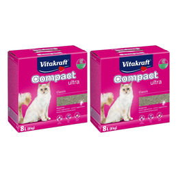 Produktbild von Vitakraft Katzenstreu Compact Ultra Klumpstreu 16 kg - 16 kg