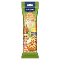 Produktbild von Vitakraft Kräcker Donuts Karotte für Zwerghamster und Kaninchen 28 g