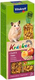 Vitakraft Kräcker Frucht & Flakes für Hamster 10er Pack - 2 x 2 Stk. – Bild 1 von 4