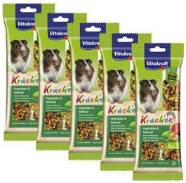 Vitakraft Kräcker für Meerschweinchen und Kaninchen mit Gemüse und Rote Beete 5x2er Packung – Bild 1 von 1
