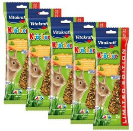 Produktbild von Vitakraft Kräcker für Zwergkaninchen Löwenzahn und Karotte 10 Stück - 5 x 2 Stk.