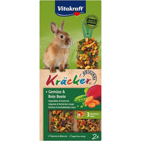 Produktbild von Vitakraft Kräcker Gemüse und Rote Beete für Kaninchen - 2 Stk.