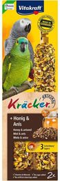 Vitakraft Kräcker Honig-Anis Snack für Papageien 4x2 Stück – Bild 1 von 1