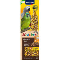 Produktbild von Vitakraft Kräcker Honig-Anis Snack für Papageien 4x2 Stück