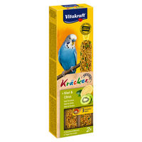 Produktbild von Vitakraft Kräcker Kiwi & Citrus Snack für Wellensittiche 2er Packung